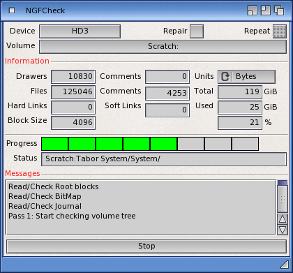 Screenshot of NGFCheck utility